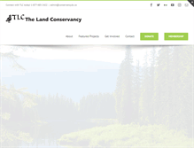 Tablet Screenshot of conservancy.bc.ca